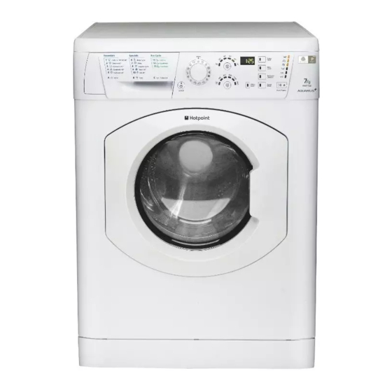 User Manuals: Hotpoint WMF 760 P Washing Machine