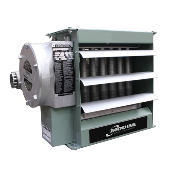Modine Manufacturing HEX6 Series Installation, Parts, Service, And Maintenance Manual