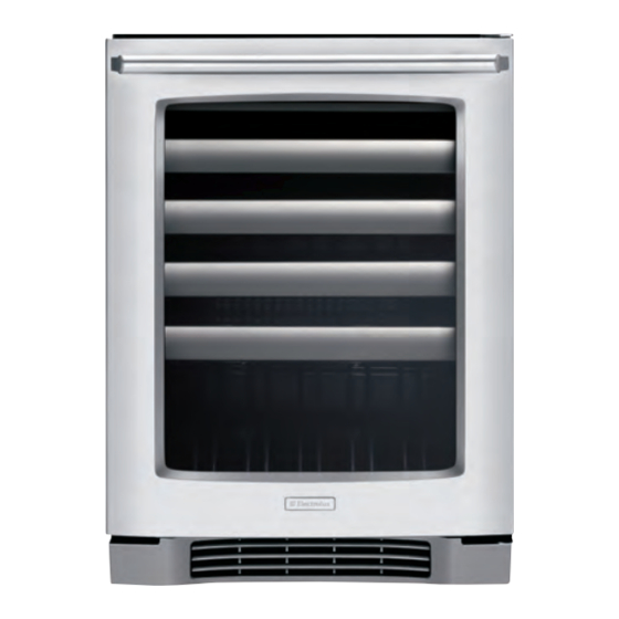 Electrolux EI24WC65GS - Wine Cellar With 46 Bottle Capacity Energy Manual
