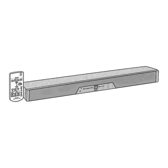 Sharp HT-SB400 Operation Manual