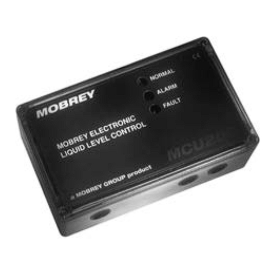 Mobrey MCU200 Series Installation, Operation & Maintenance Instructions Manual