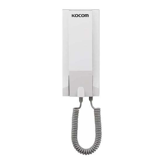 KOCOM KIP-300 Manual