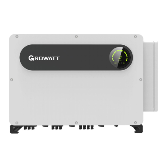 Growatt MAX 80-150KTL3-X LV Series Installation & Operation Manual