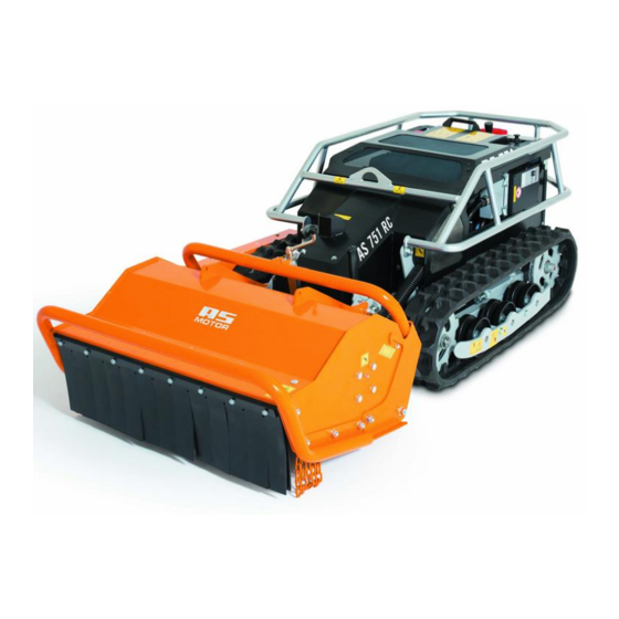 AS MOTOR AS-751 RC Operator's Manual And Service Book