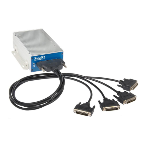 User Manuals: SeaLevel Relio R2 SYNC Serial Server