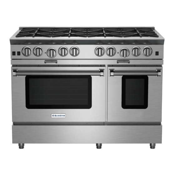 BlueStar Platinum Series Use & Care Manual