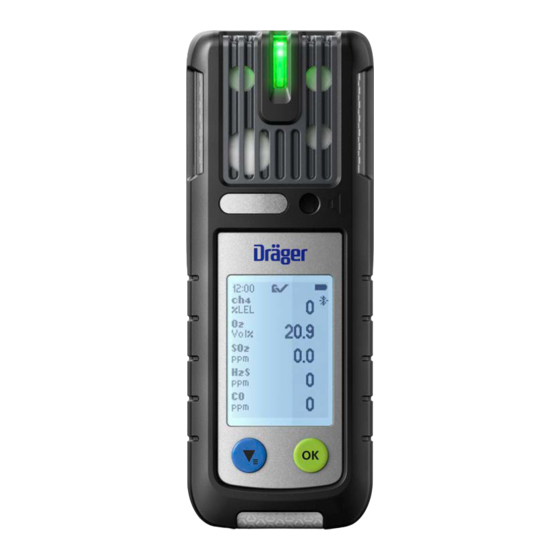 Dräger X-am 5800 Instructions For Use Manual
