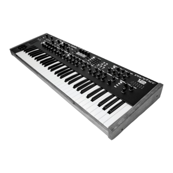 Dave Smith Instruments Prophet 12 Operation Manual
