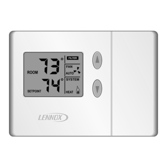 Lennox ComfortSense L3011C Operation Manual
