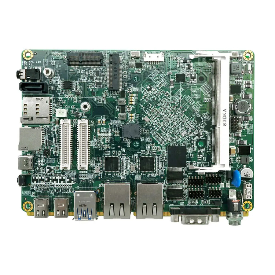 TechNexion SBC-APL-350 Quick Start Manual
