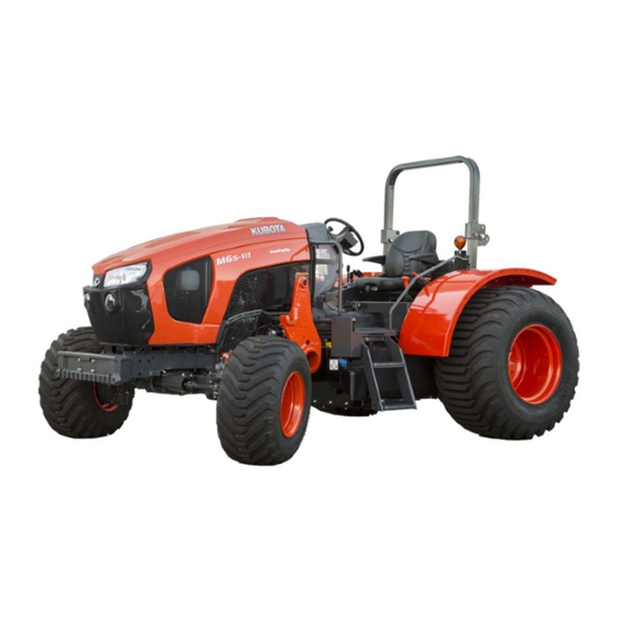 Kubota M6L-111 Operator's Manual