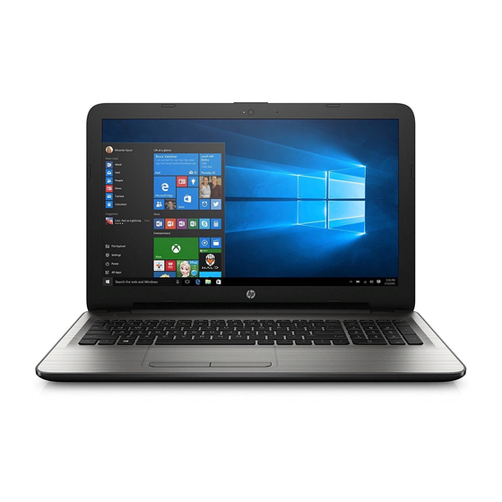 HP 15-ay100 Maintenance And Service Manual