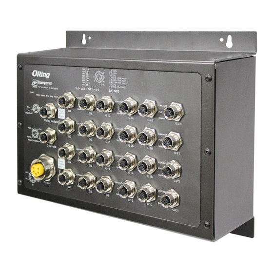ORiNG TGPS-9168GT-M12-BP2-24V Quick Installation Manual