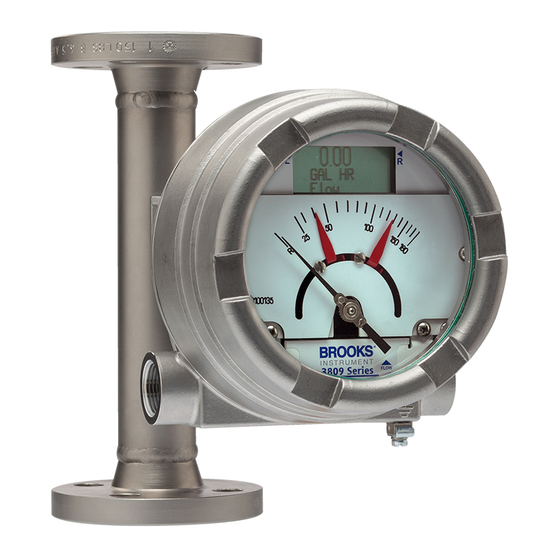Brooks MT3809 TFE Lined Installation & Operation Manual