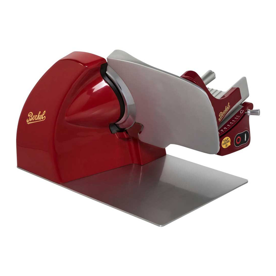 Berkel Home Line Plus Series Care Manual