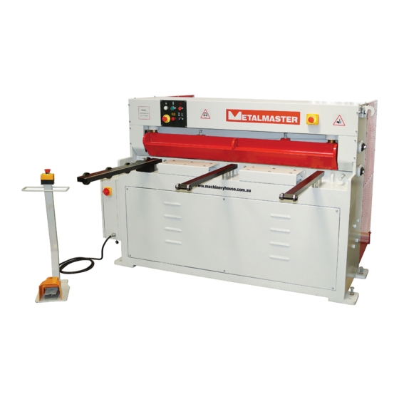 MetalMaster S924A Operation Manual