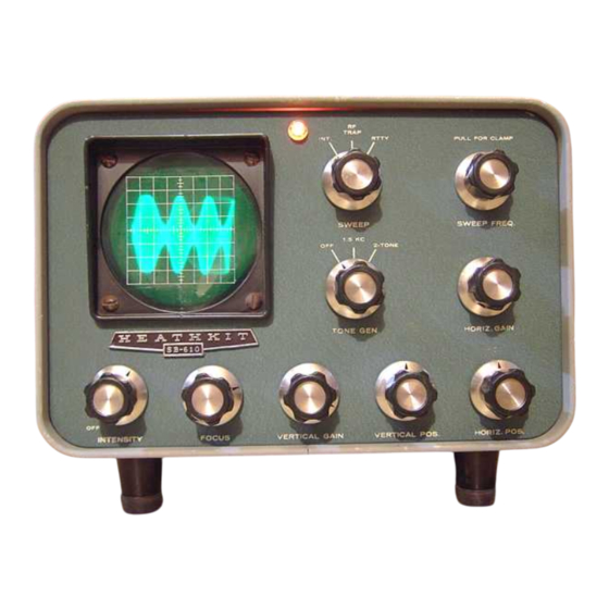 Heathkit SB-610 Manuals