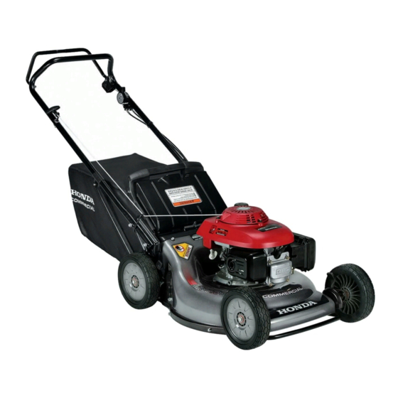 Honda HRC216PDA Owner's Manual