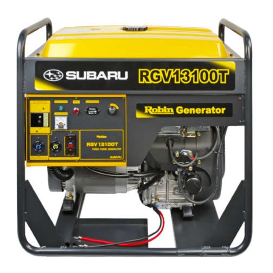 Robin RGV12100 Instructions For Use Manual