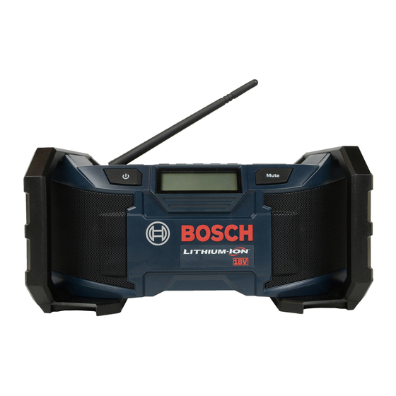 Bosch pb180 Manuals