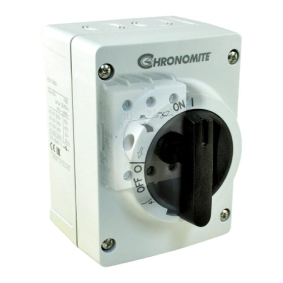 Chronomite 2095-1-SR Series Get Started