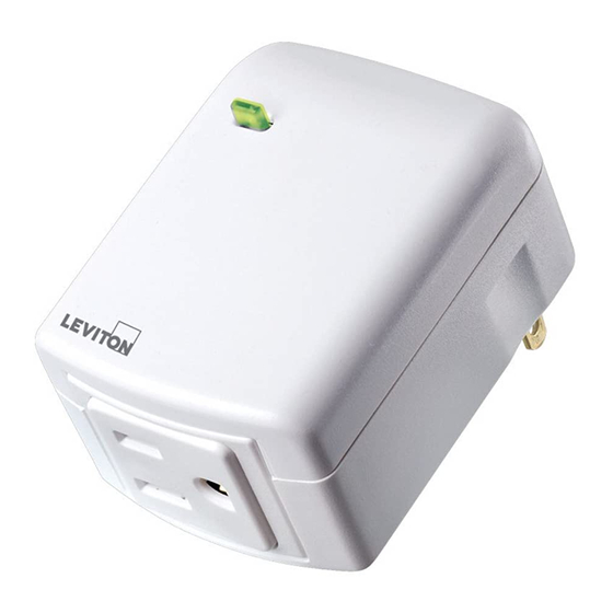 Leviton Decora Smart DZPA1 Installation Instructions
