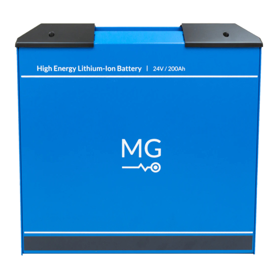 MG Energy Systems MGHE240100 Manual