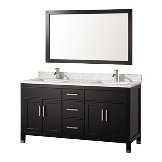 MTD Vanities Bathroom Vanity Set Installation Manual