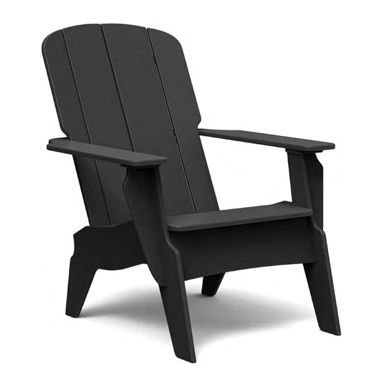 Timbertech Loll Designs Adirondack Chair Assembly Instructions & Product Info