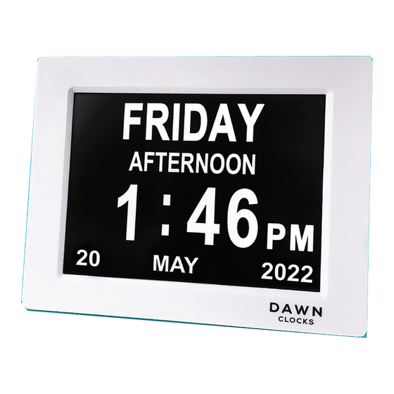 Dawn CLOCKS User Manual