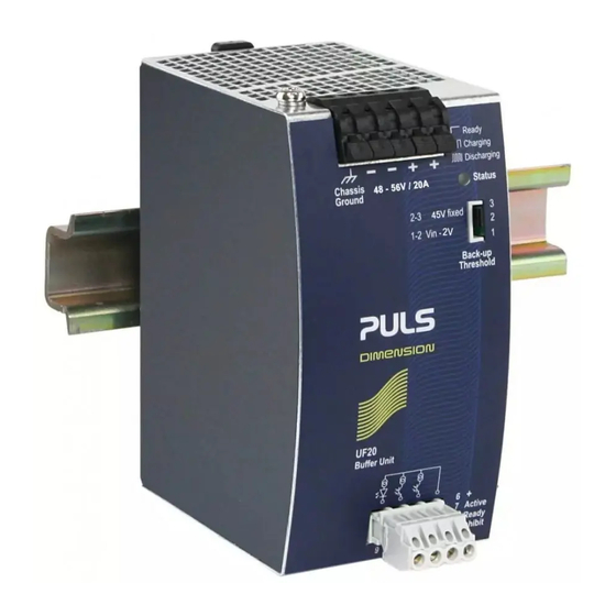 Puls UF20.481 Installation Manual
