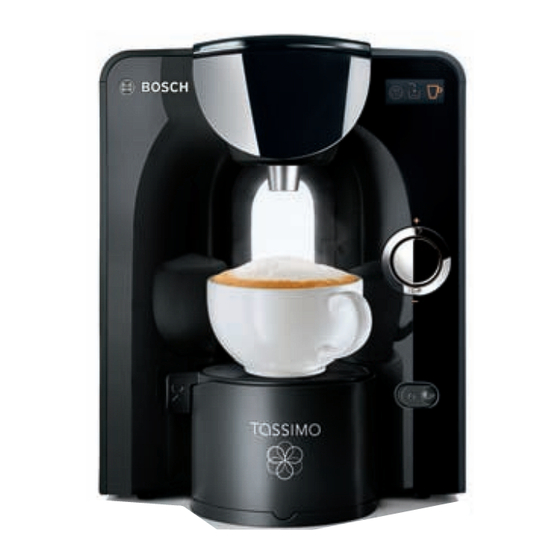 Bosch Tassimo TAS 55 UC Series Manuals