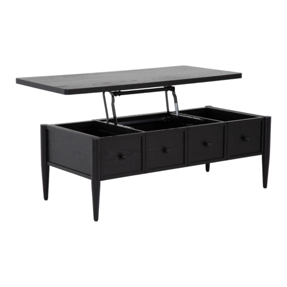 Living Spaces AUSTEN T2101-250 Assembly Instructions