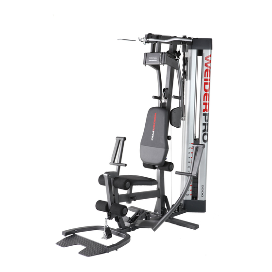 Weider 9900i Manuale D'istruzioni