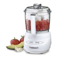 Cuisinart DLC-2ABY Series Instruction And Recipe Booklet
