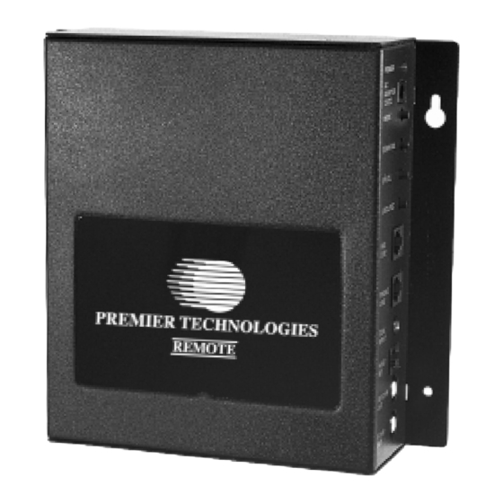 PREMIER TECHNOLOGIES RUF 2700 Series Quick Start Manual