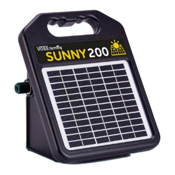 VOSS.farming Sunny 200 Instruction Manual