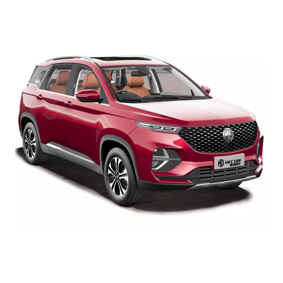 MG HECTOR Quick Start Manual