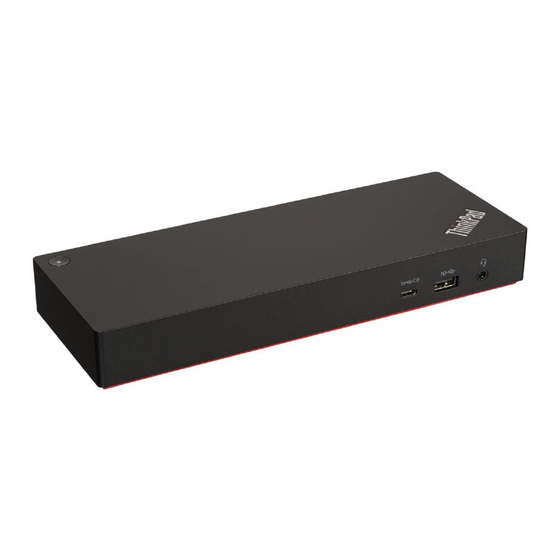 Lenovo ThinkPad Thunderbolt 4 Workstation Dock Manuals