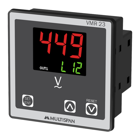 MULTISPAN VMR 23 Installation Manuallines