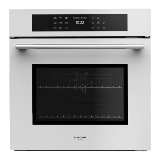 Fulgor Milano FCO 6215 TEM Instructions For Installation And Use Manual