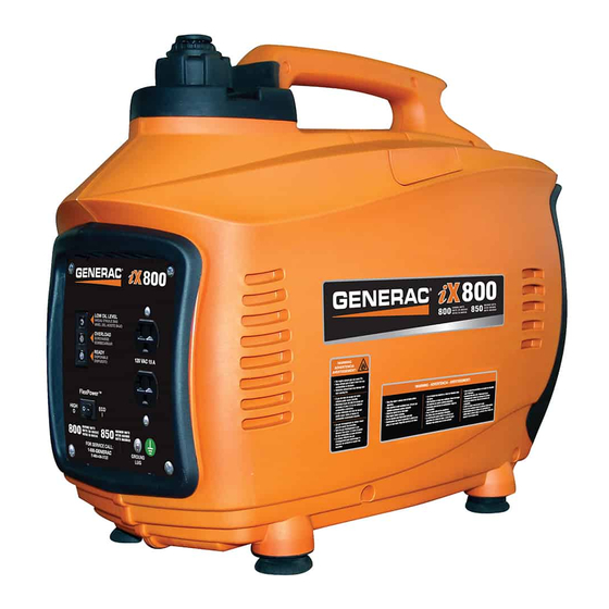 Generac Power Systems IX 800 Operation Manual