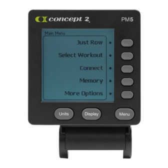 Concept2 PM5 Use