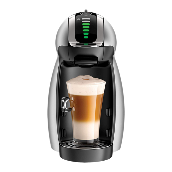 DeLonghi Nescafe Dolce Gusto GENIO User Manual