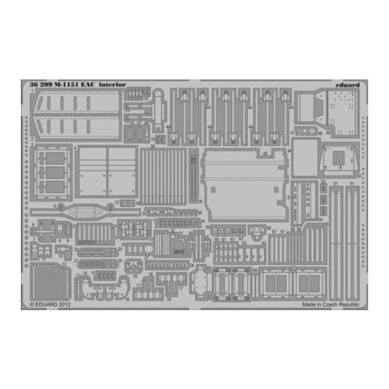 Eduard M-1151 EAC interior Quick Start Manual