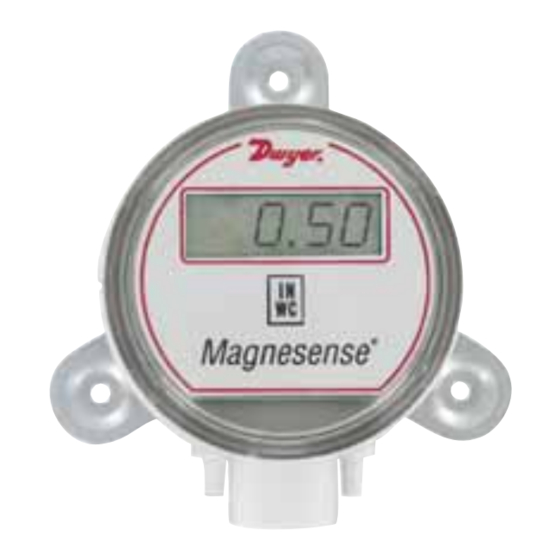 Dwyer Instruments Magnesense MS Series Installation And Operating Instructions