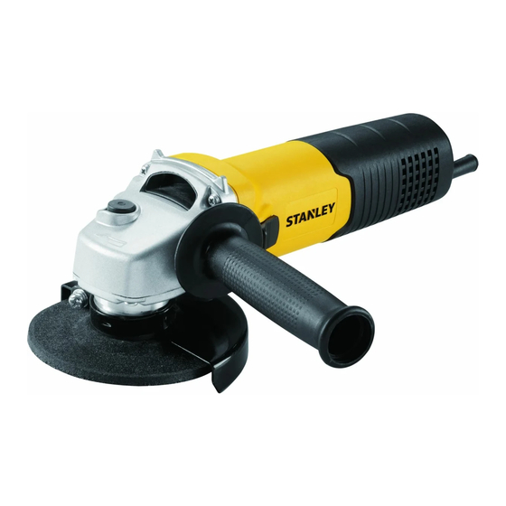 Stanley SGS105 Angle Grinder Manuals