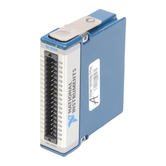 National Instruments NI USB-9264 User Manual And Specifications