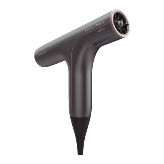 cecotec BAMBA IONICARE 6000 ROCKSTAR SOFT PRO Manuals
