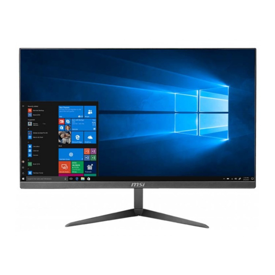 MSI PRO 24X Series Manual